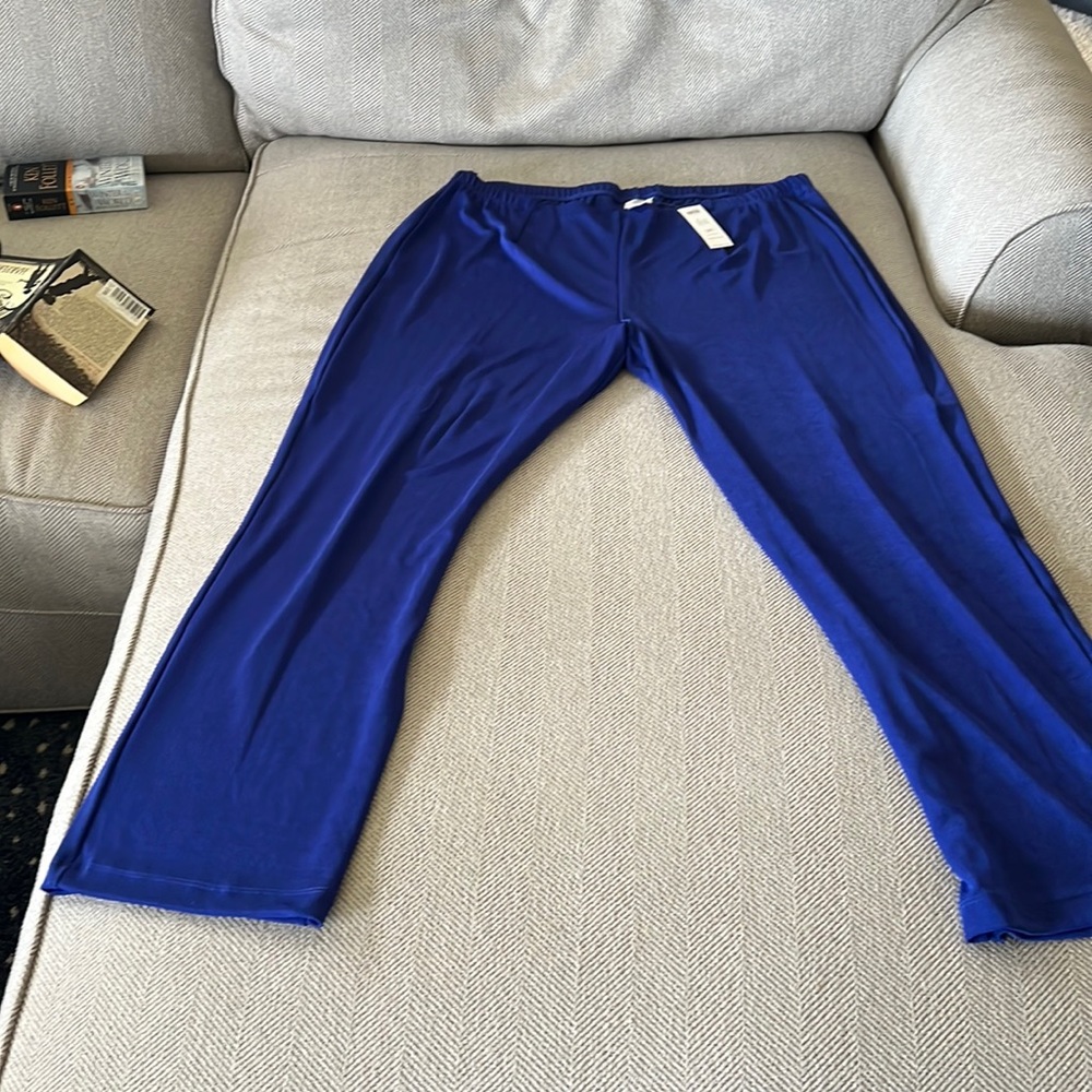 NWT Chicos Blue travelers pants size 3 regular